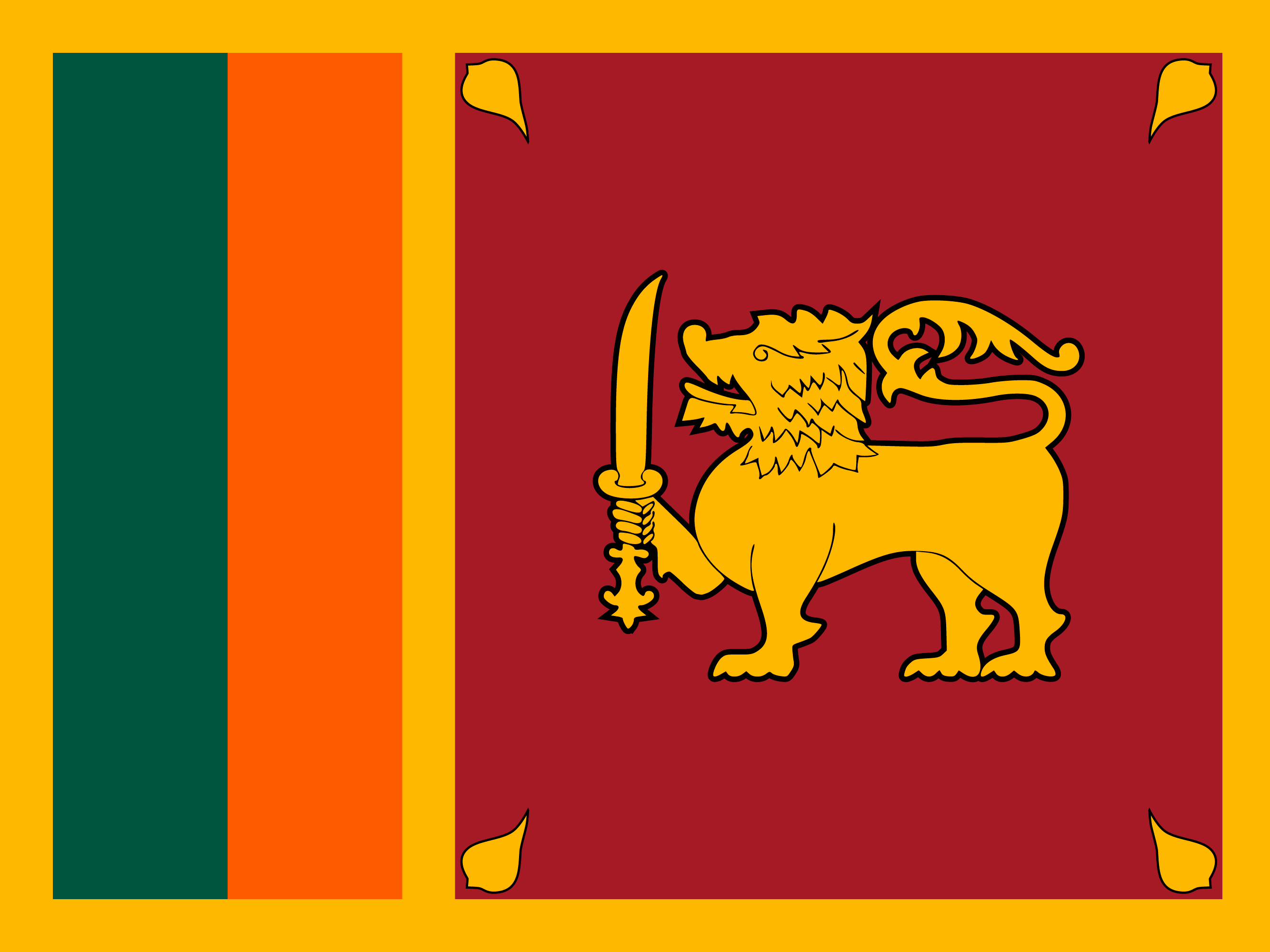 Sri Lanka vlag
