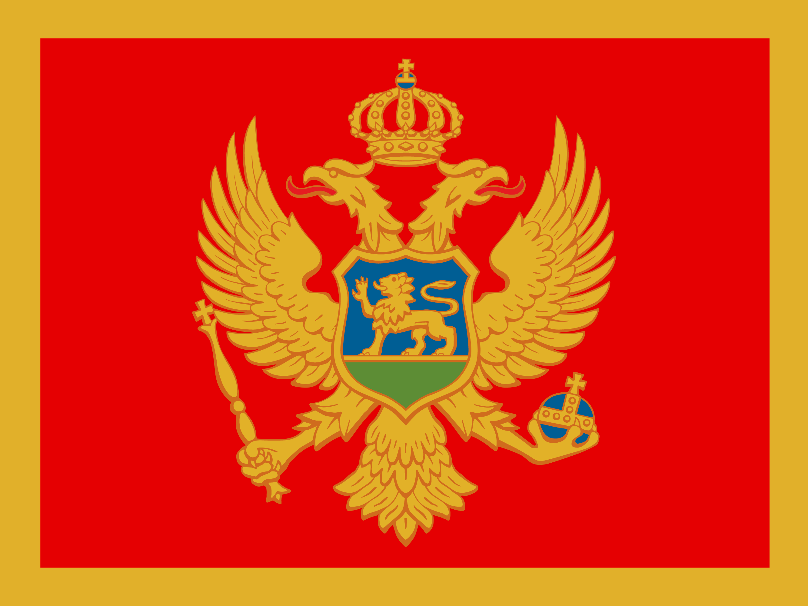 Montenegro vlag