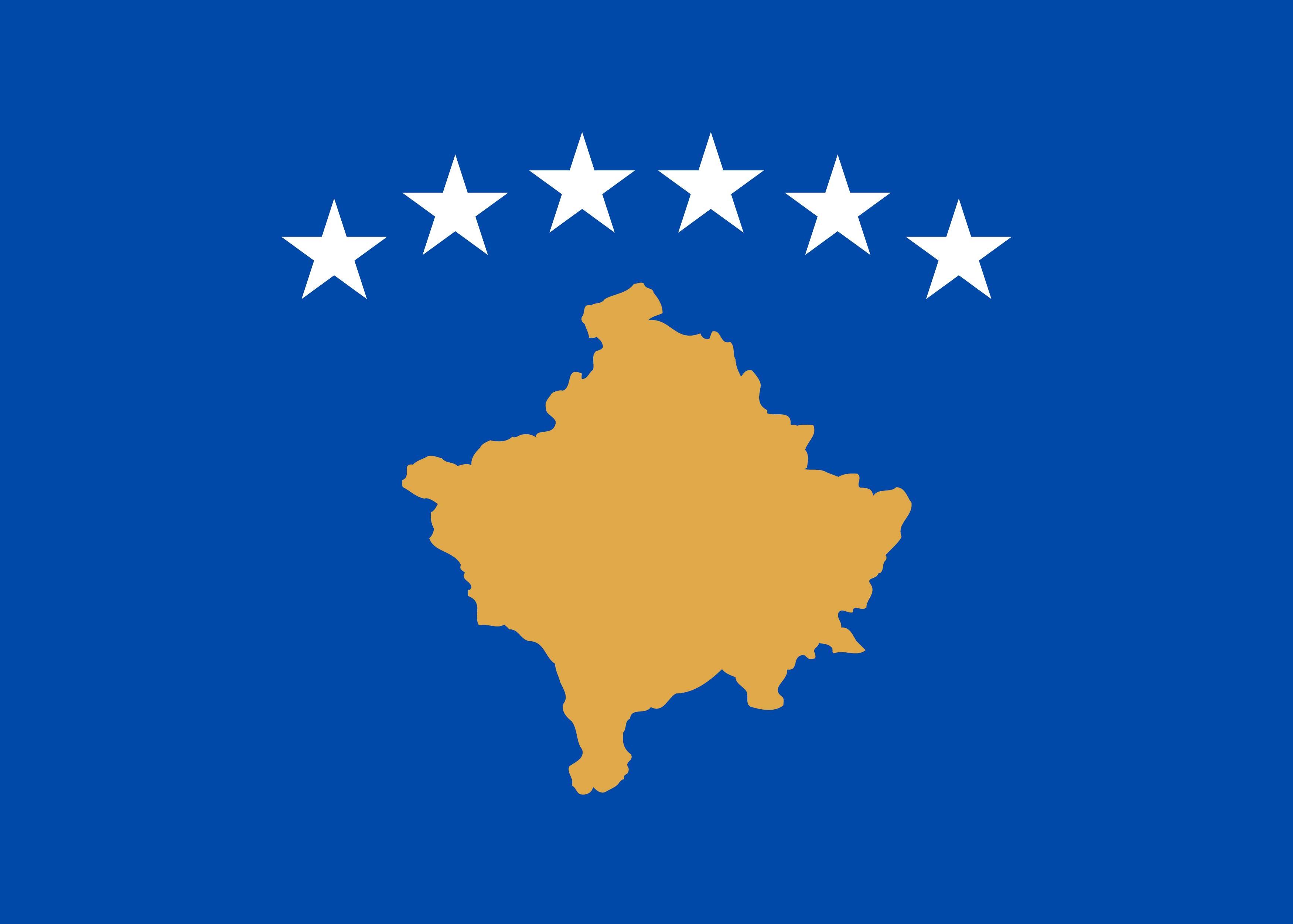Kosovo vlag