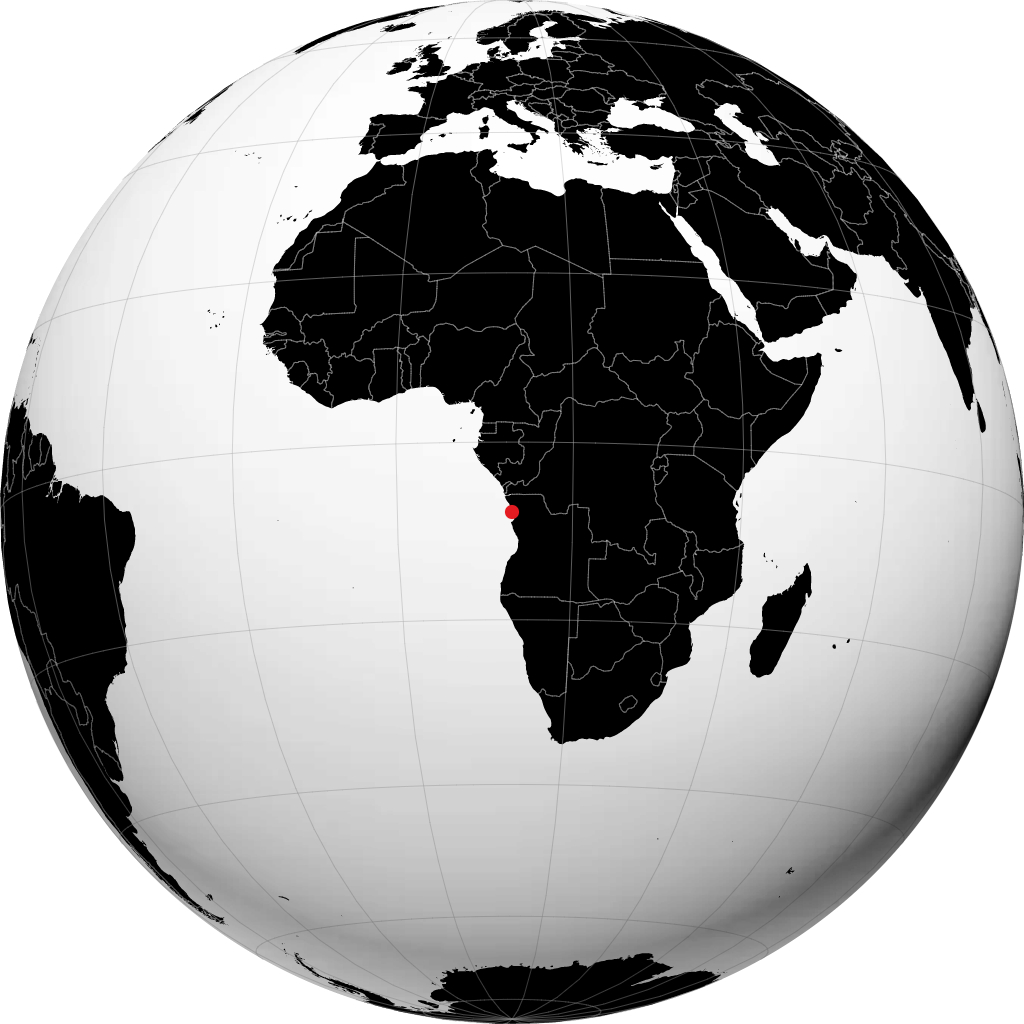 Ambriz op de globe