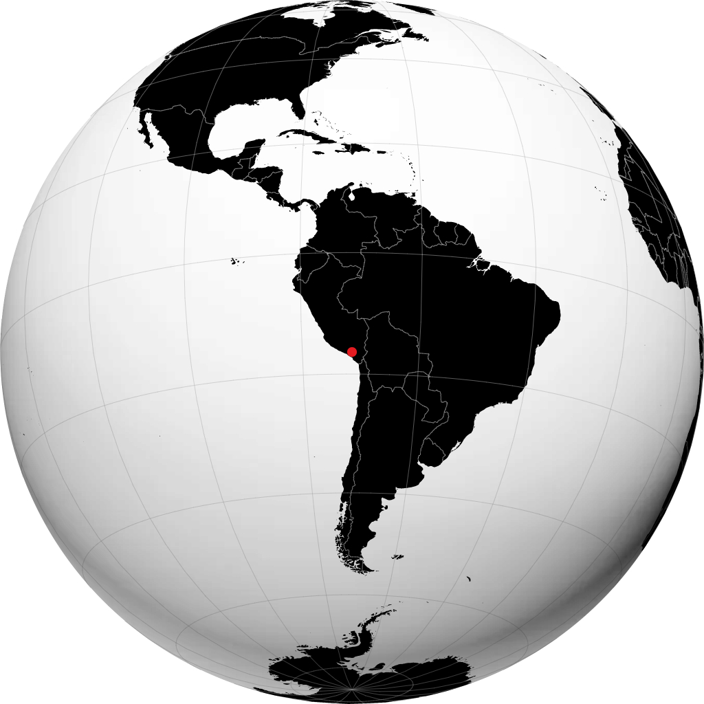 Arequipa op de globe