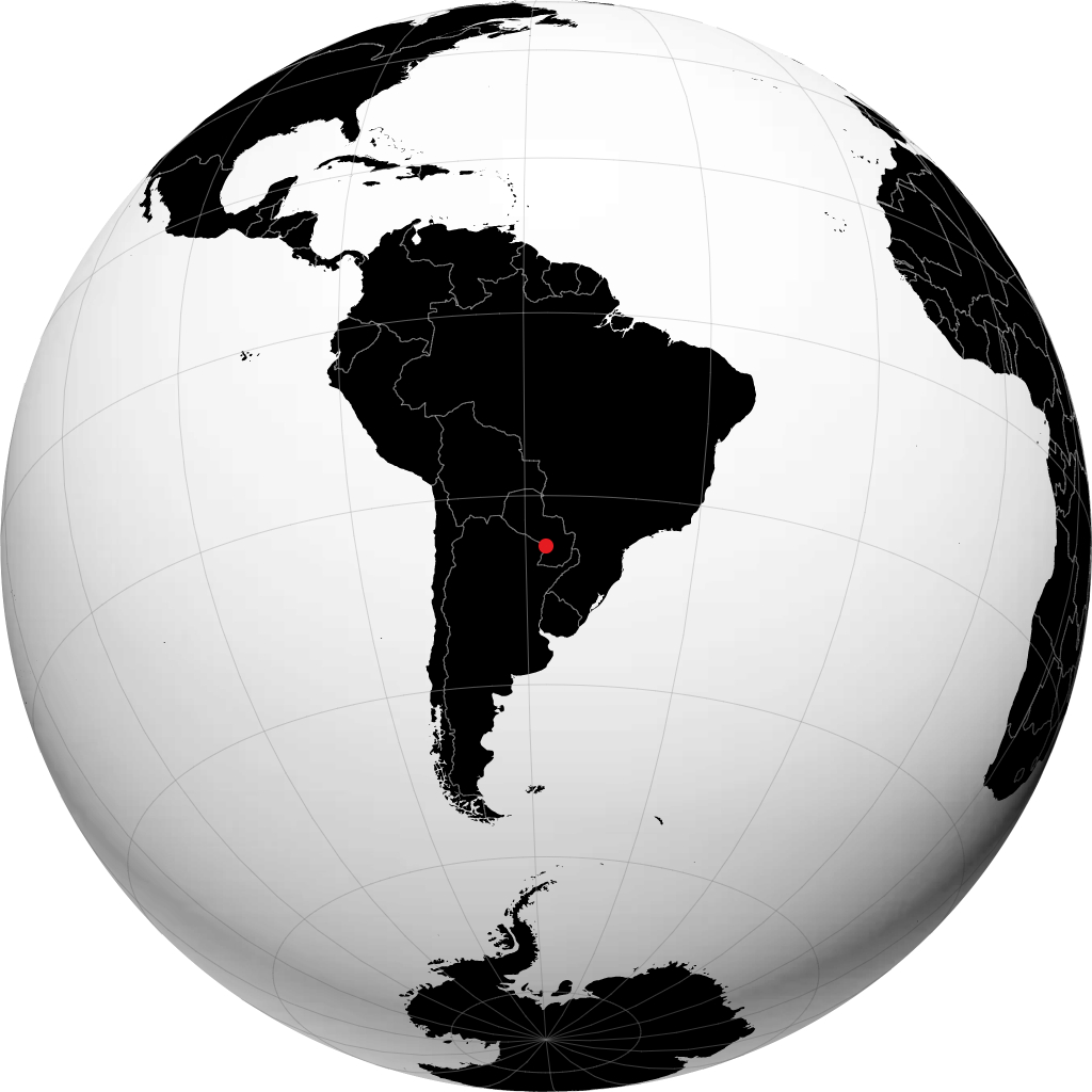 Asunción op de globe