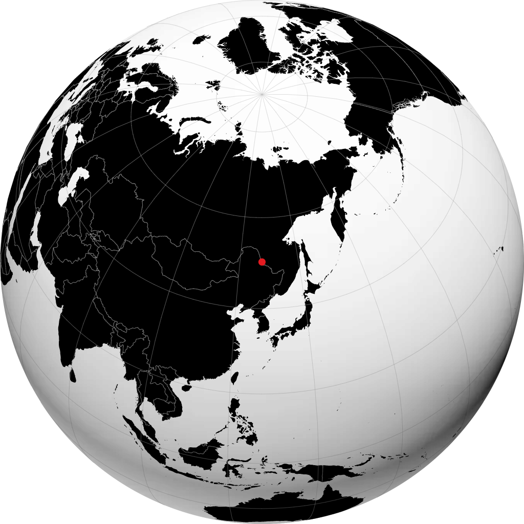 Blagoveshchensk op de globe