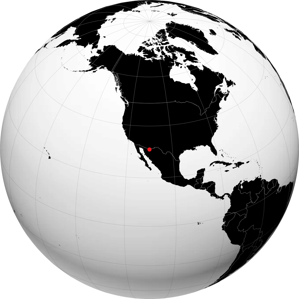 Cananea op de globe