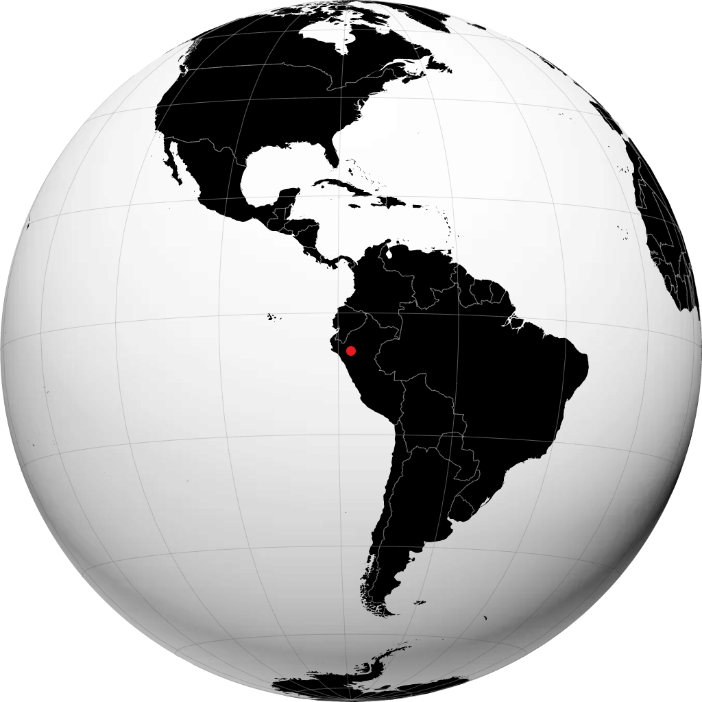 Chachapoyas op de globe