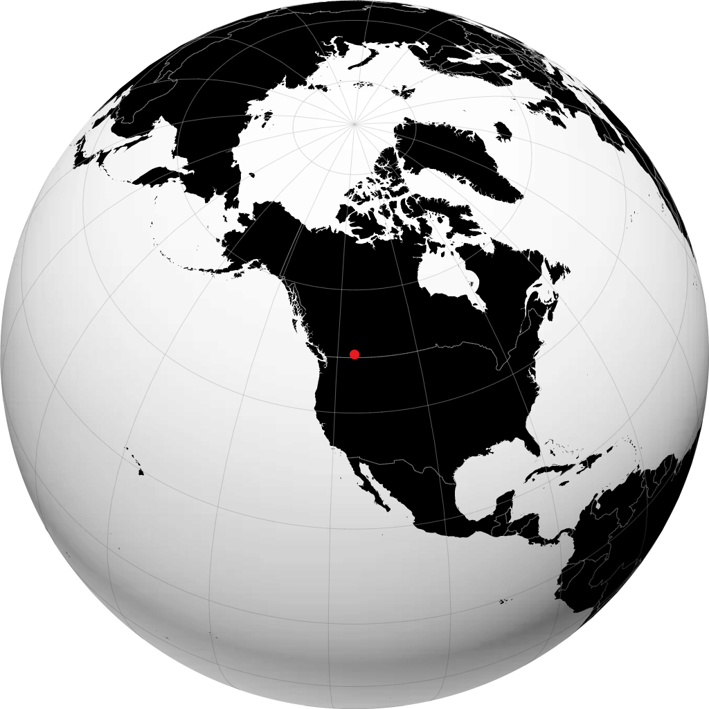 Cranbrook op de globe