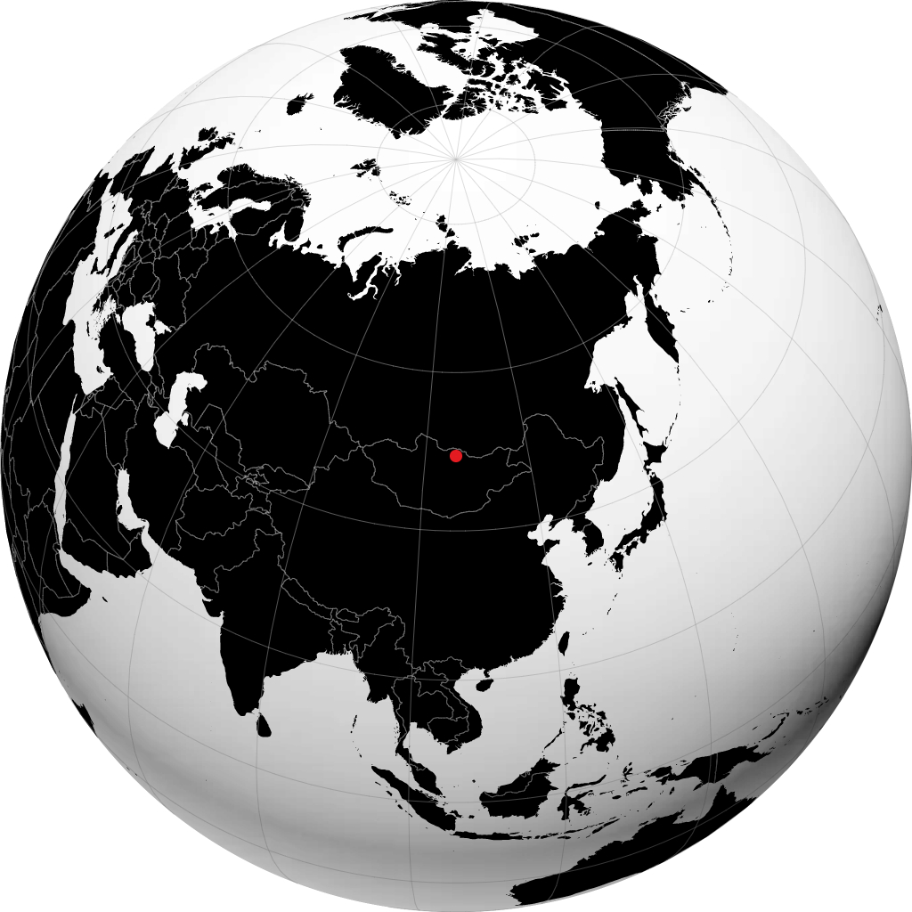 Darhan op de globe
