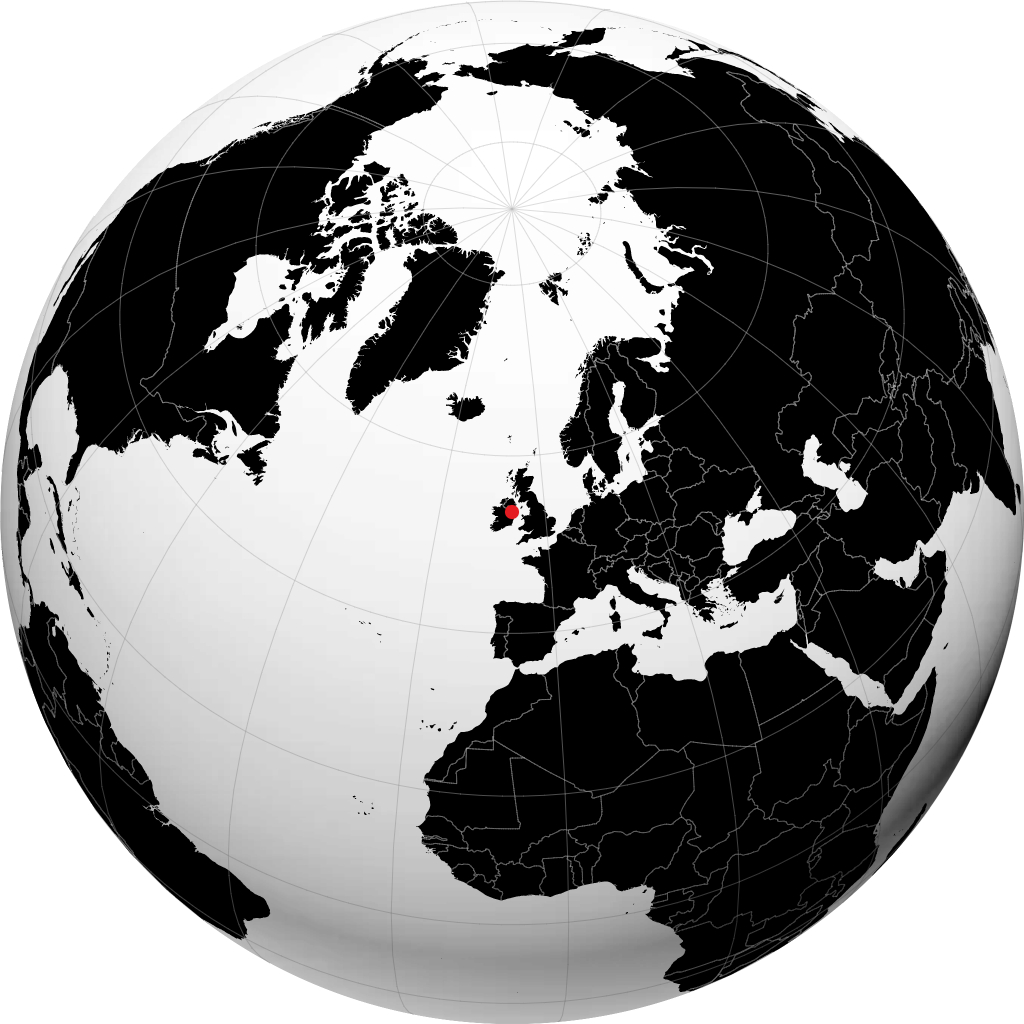 Drogheda op de globe