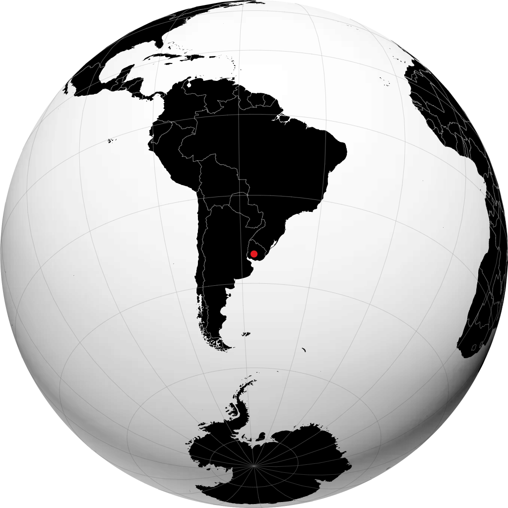 Durazno op de globe