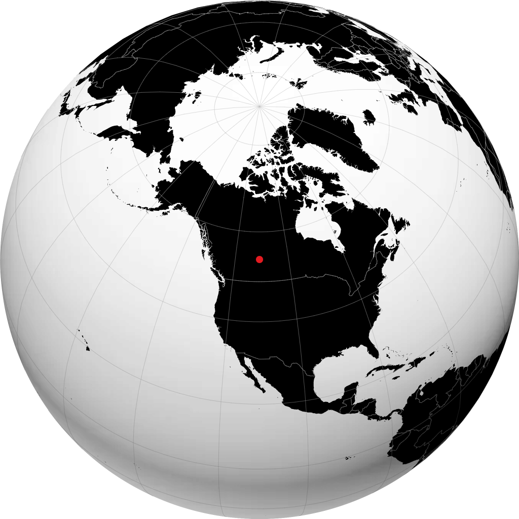 Elk Point op de globe