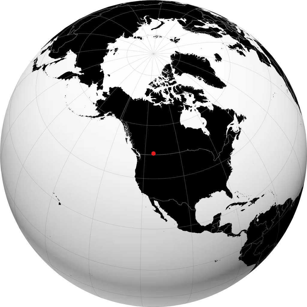 Fernie op de globe