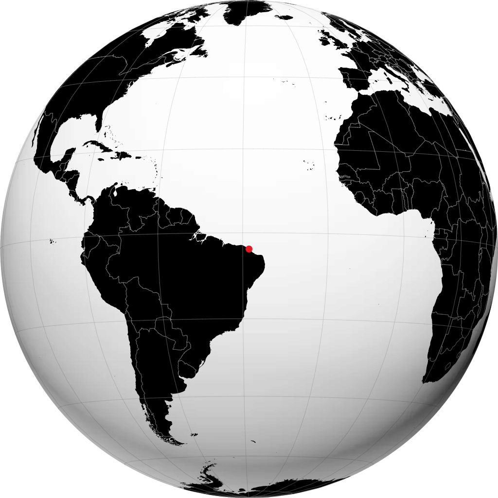 Fortaleza op de globe
