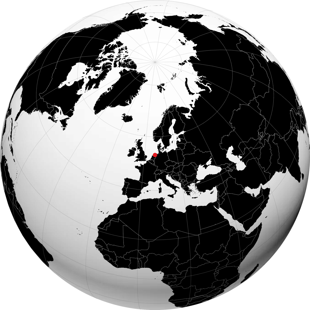 Groningen op de globe