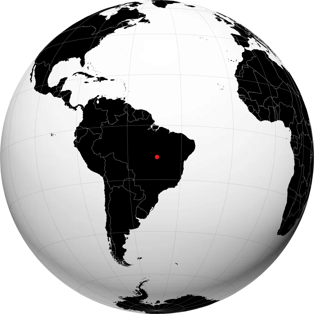 Gurupi op de globe