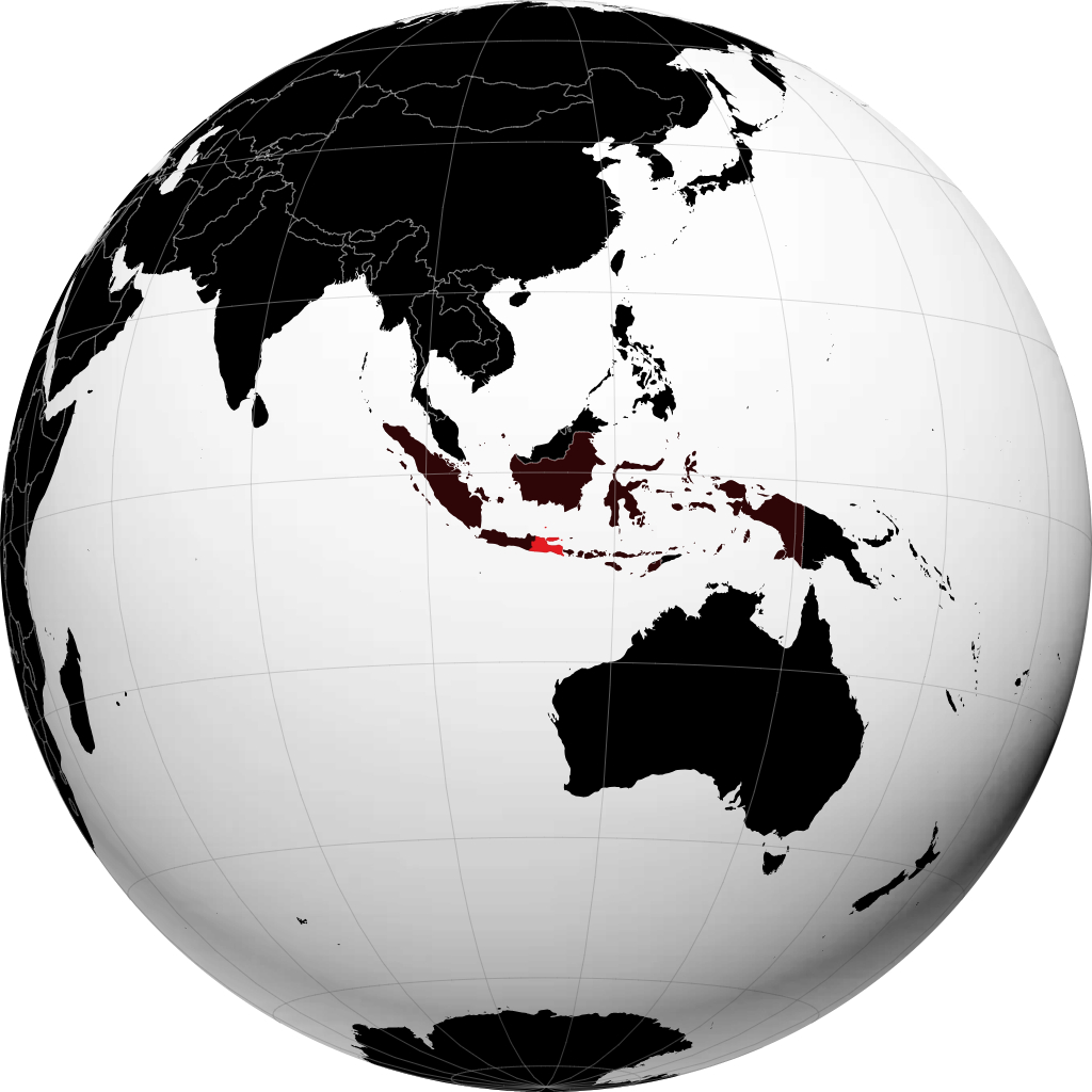 Oost-Java op de globe