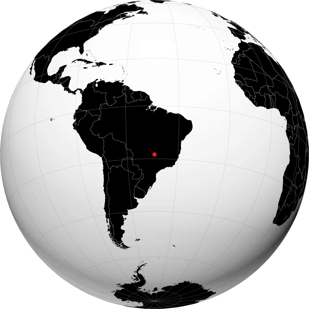 Itumbiara op de globe
