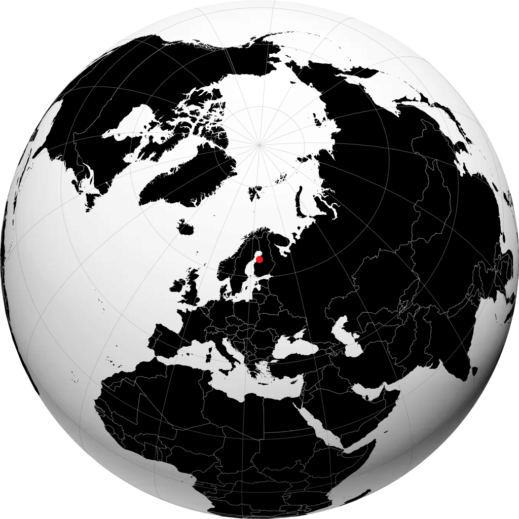 Kannus op de globe