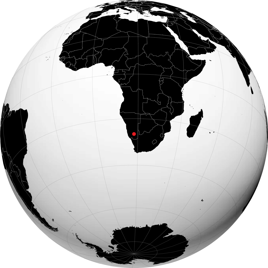 Keetmanshoop op de globe