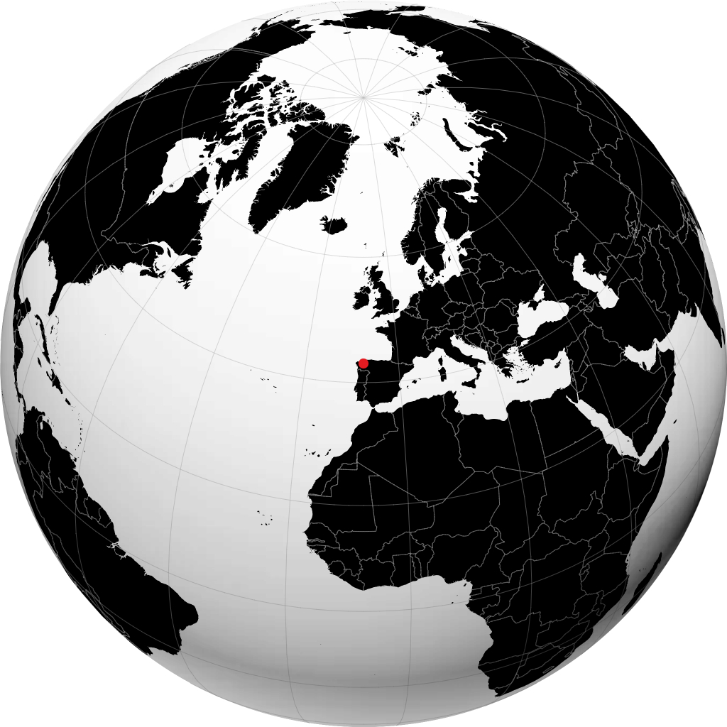 Lugo op de globe