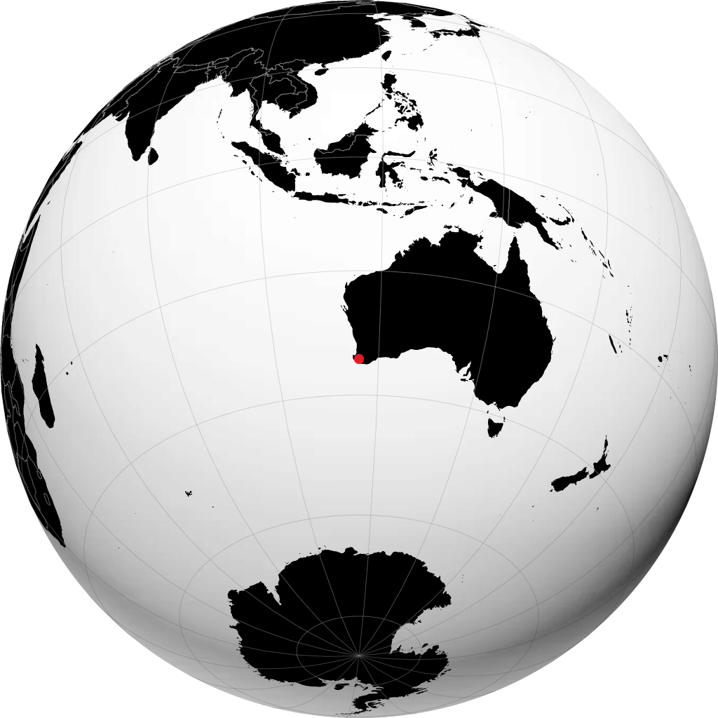 Manjimup op de globe