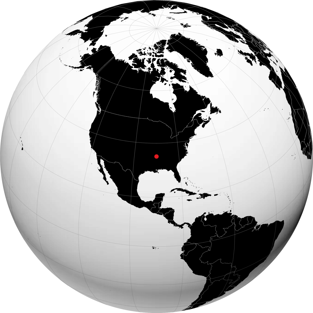 Memphis op de globe