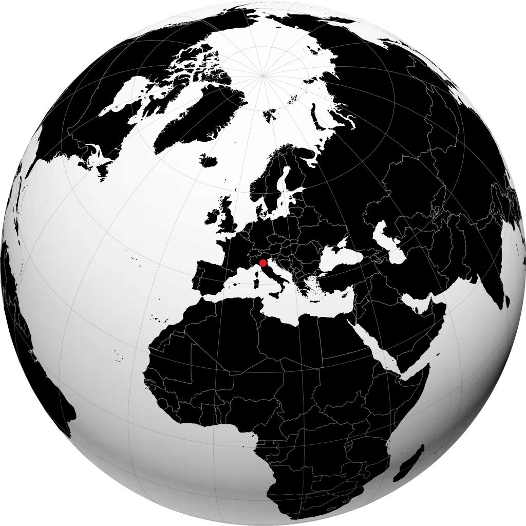 Modena op de globe
