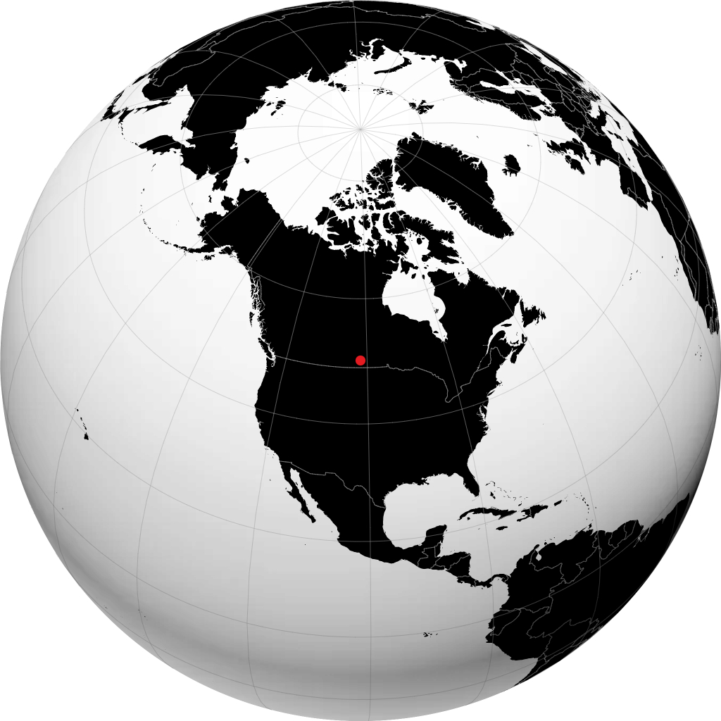 Moosomin op de globe