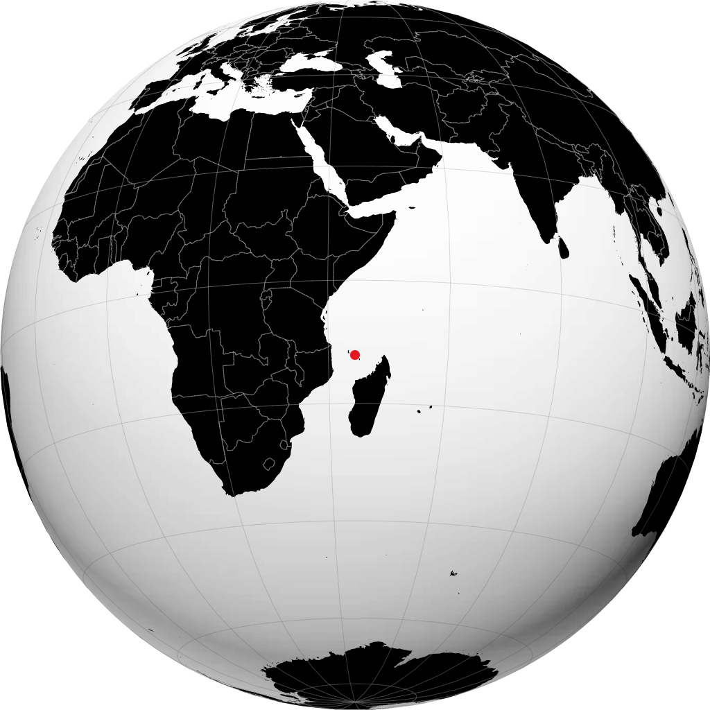 Moutsamoudou op de globe
