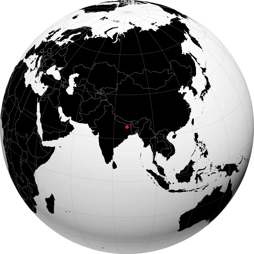 Munger op de globe