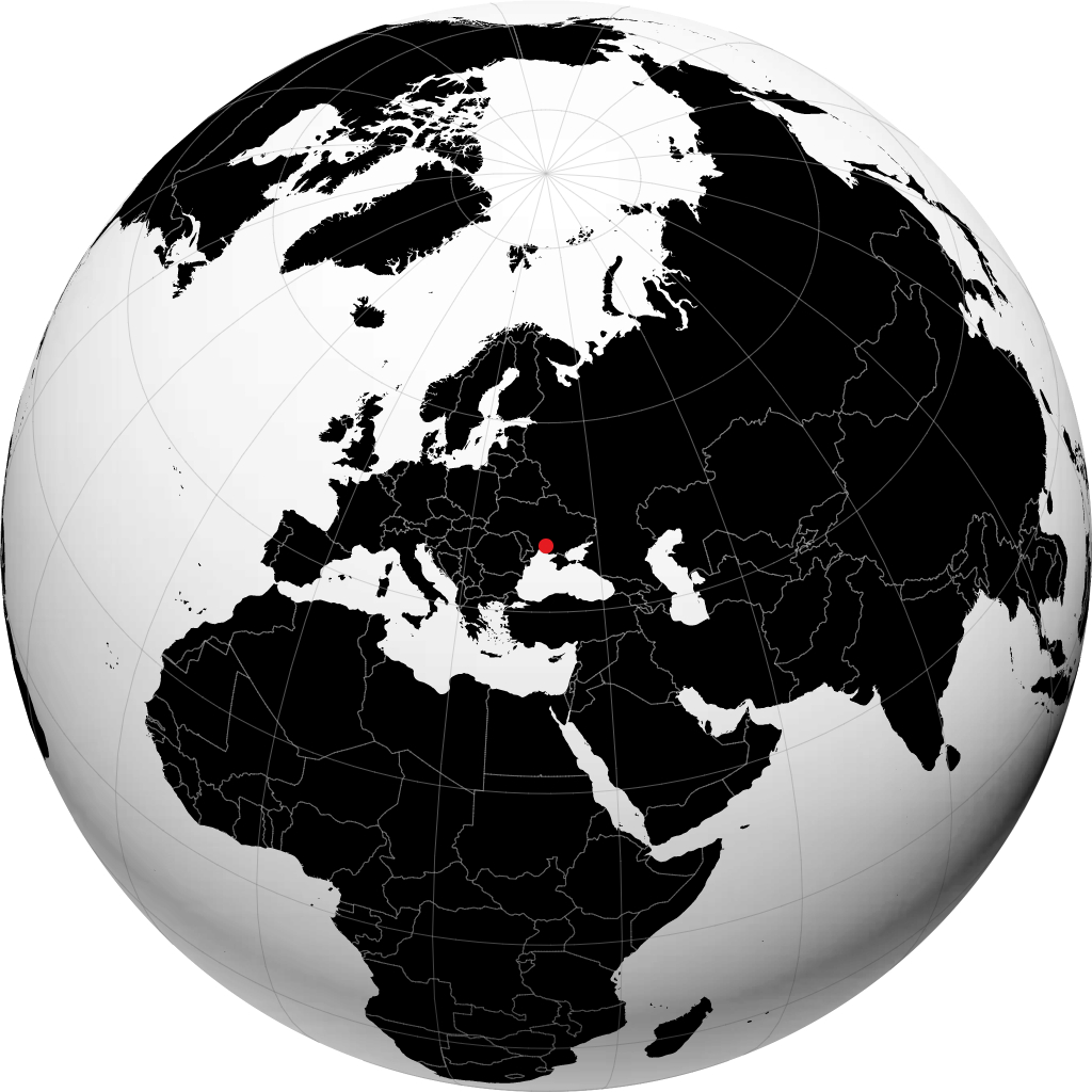 Mykolayiv op de globe