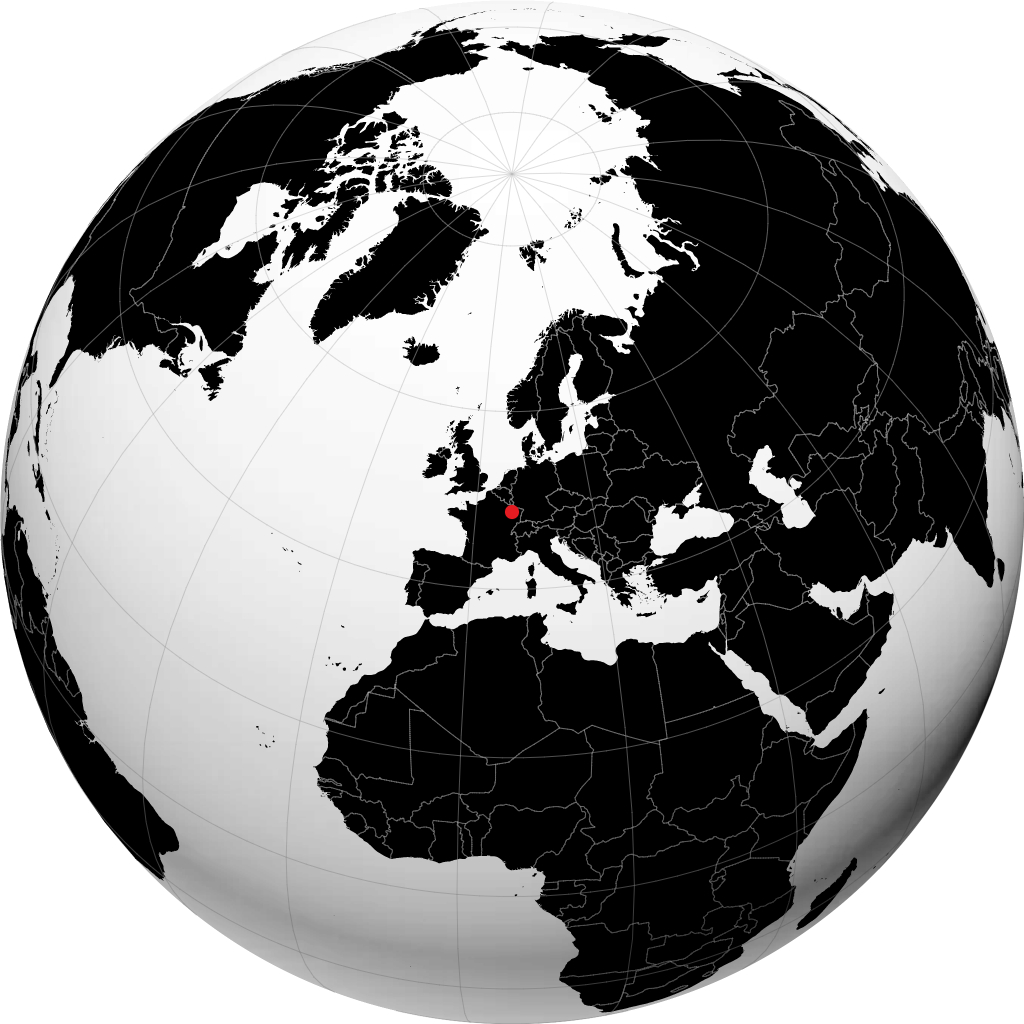 Nancy op de globe