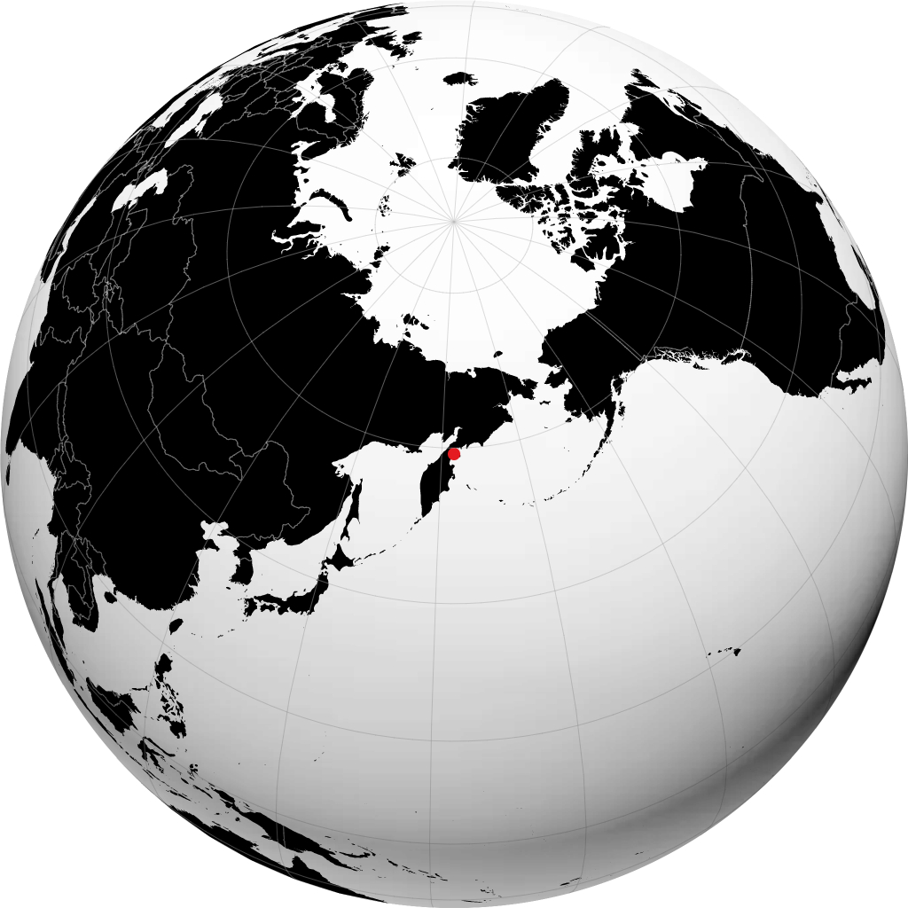 Ossora op de globe
