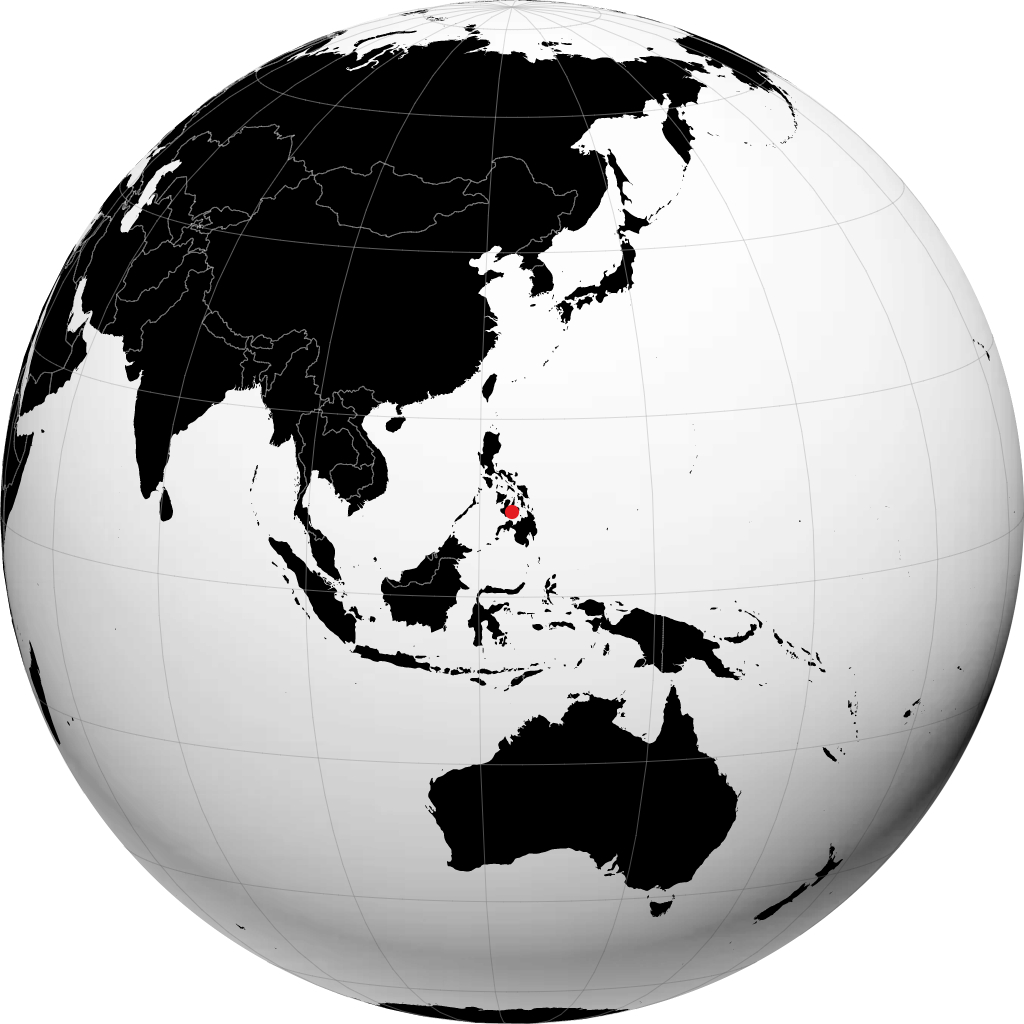 Panglao op de globe