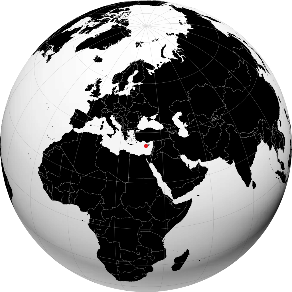 Paphos op de globe