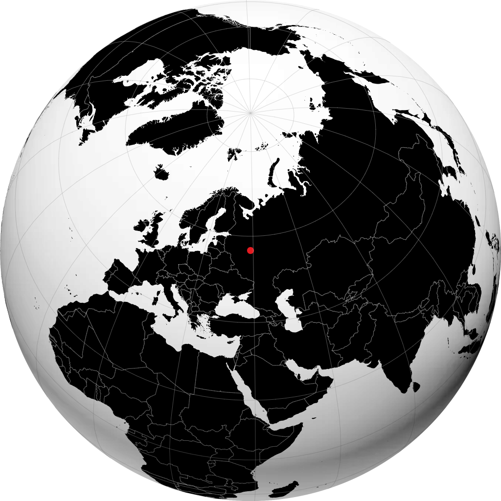 Pereslavl-Zalessky op de globe