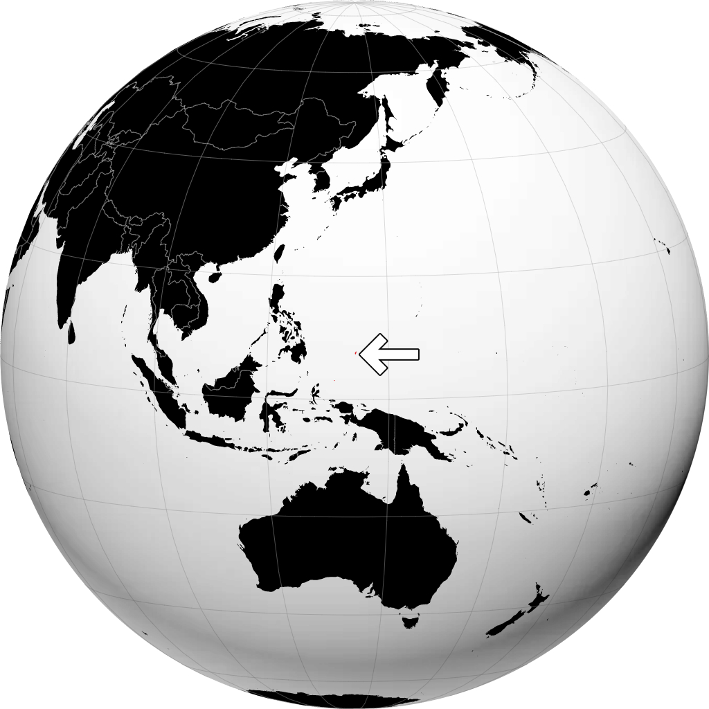 Palau op de globe