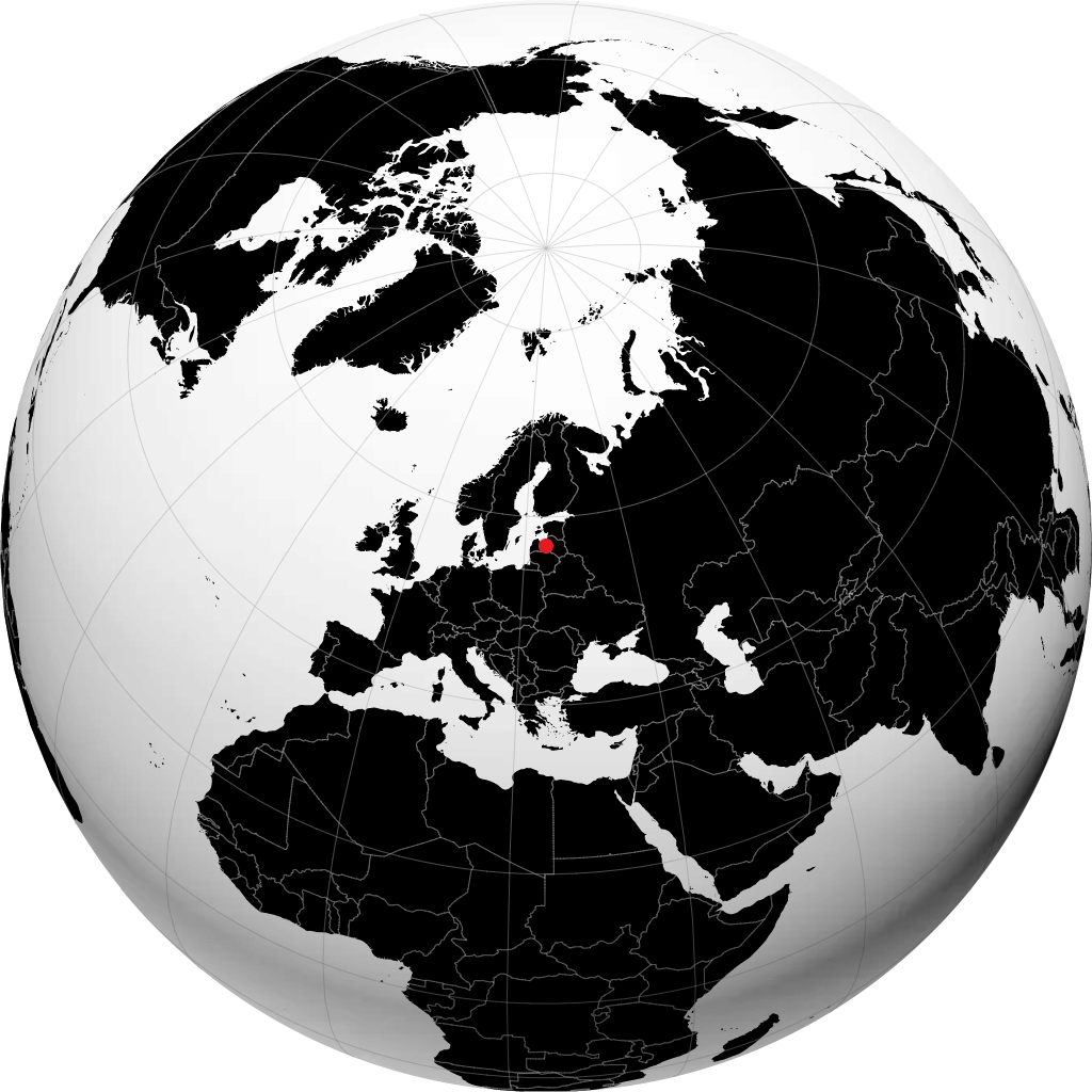 Riga op de globe