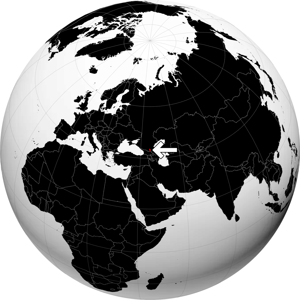 Ingushetiya op de globe