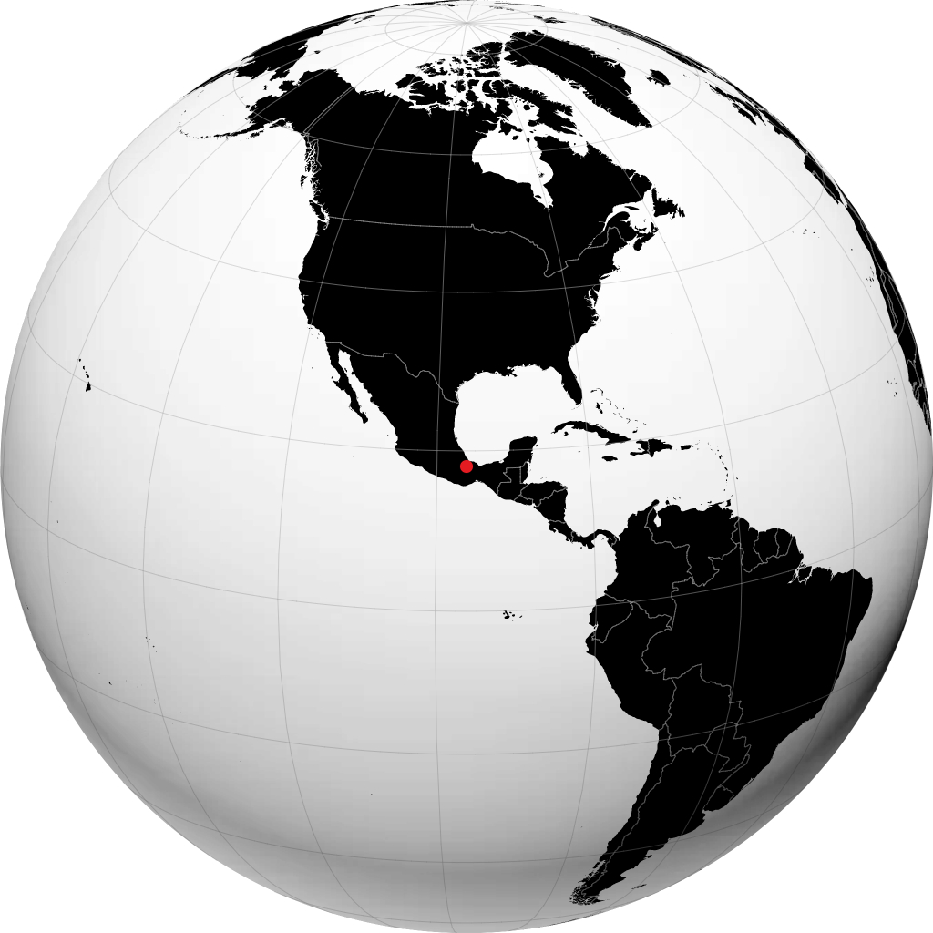 San Juan Bautista Tuxtepec op de globe