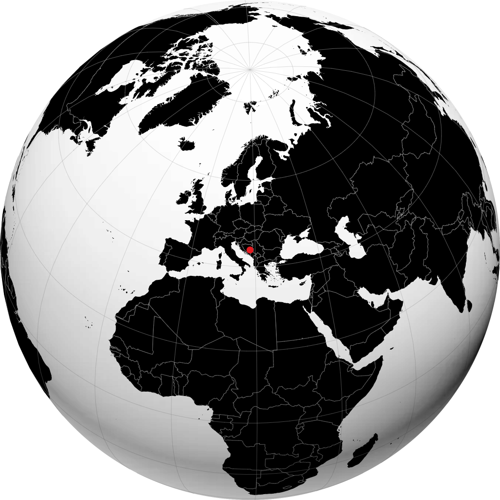 Sarajevo op de globe