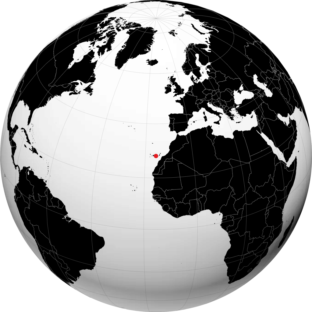 Tamaraceite op de globe