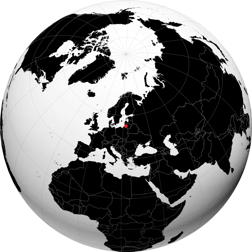 Tauragė op de globe