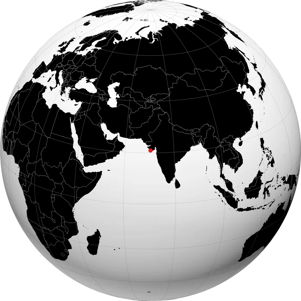 Veraval op de globe