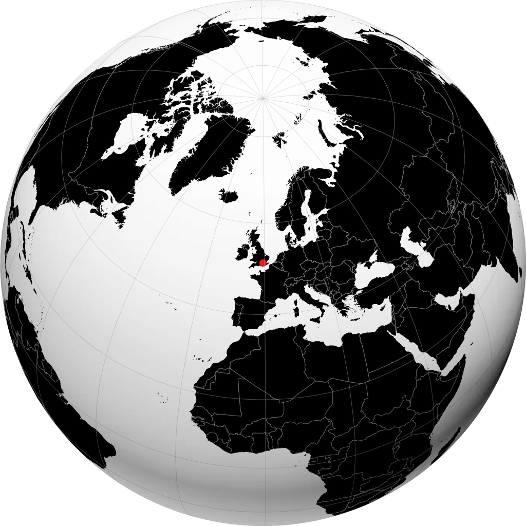 Woking op de globe